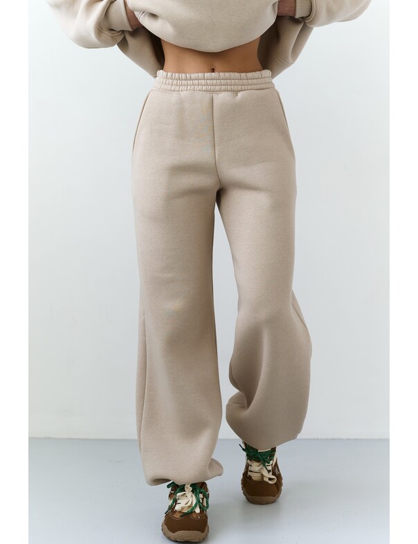 Унісекс штани преміум на стяжках на флісі