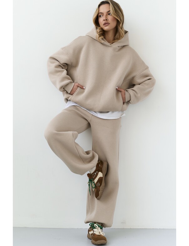 Унисекс штани премиум на стяжках на флисе