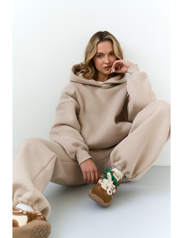 Унисекс штани премиум на стяжках на флисе