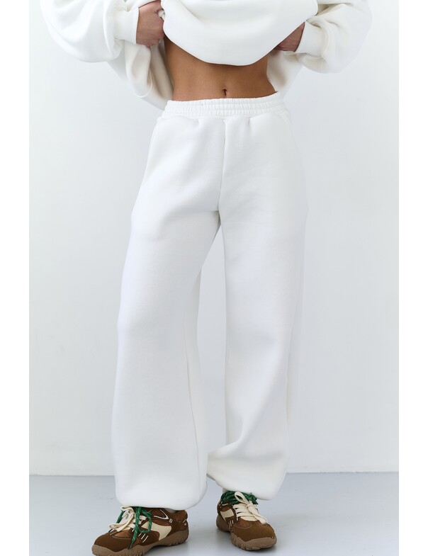 Унісекс штани преміум на стяжках на флісі