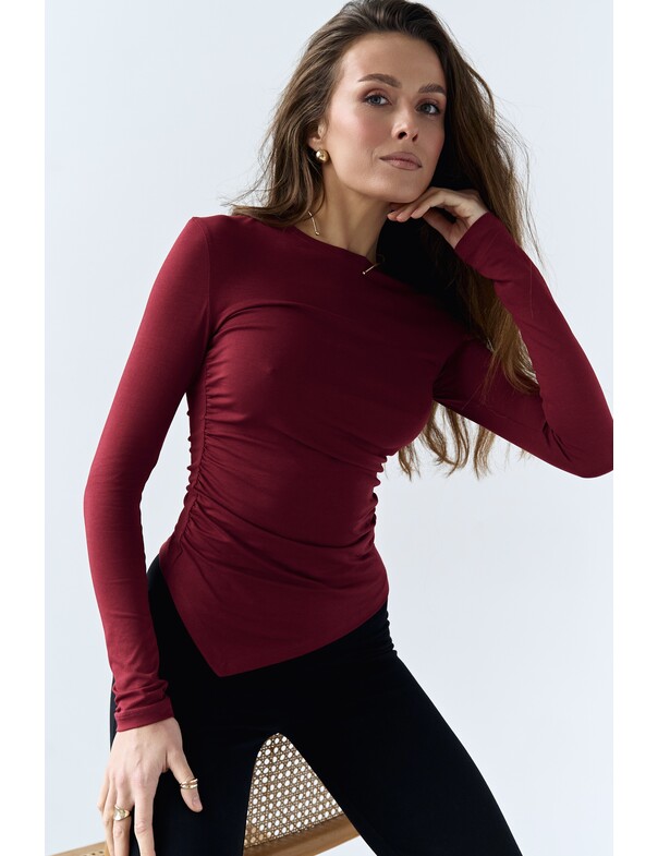 Лонгслив асимметричный