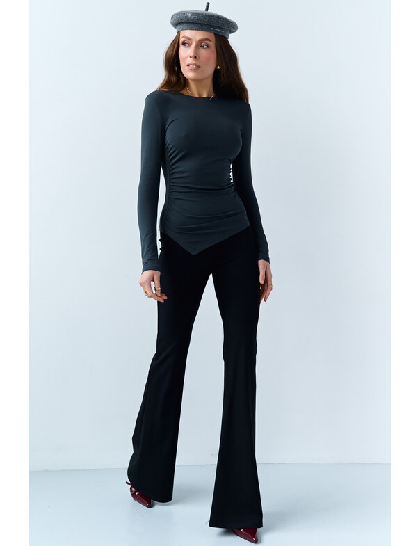 Лонгслив асимметричный