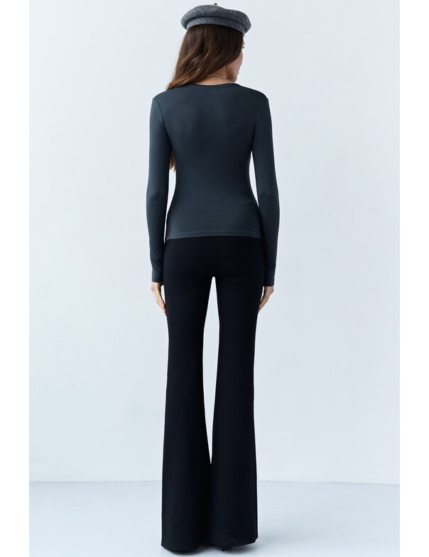 Лонгслив асимметричный