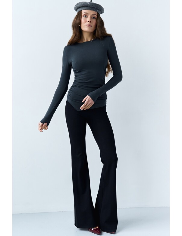 Лонгслив асимметричный