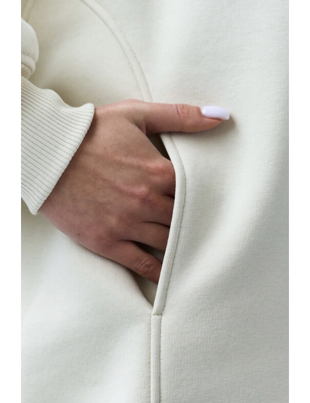 Оверсайз худі зі стяжками на мікрофлісі