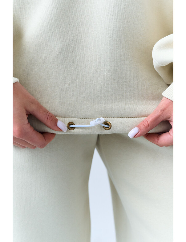 Оверсайз худі зі стяжками на мікрофлісі