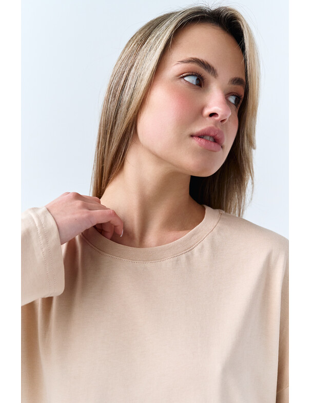 Унісекс лонгслів оверсайз котон