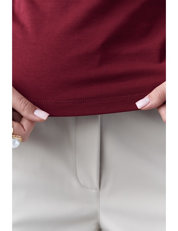 Лонгслів зі збіркою на плече