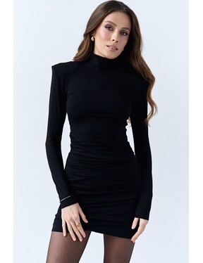 Платье мини c плечиками