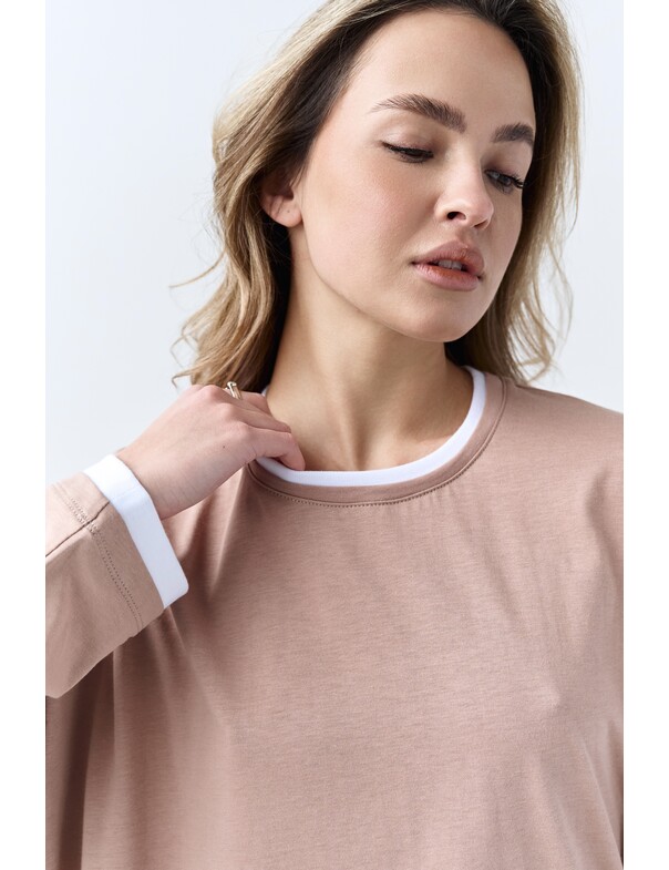 Лонгслів оверсайз двохшаровий