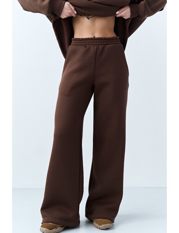 Унісекс штани преміум на стяжках на флісі