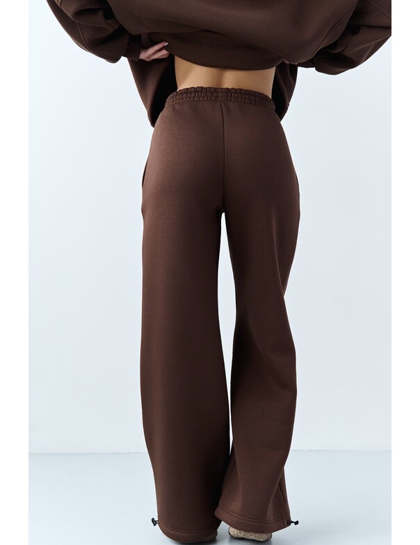 Унисекс штани премиум на стяжках на флисе