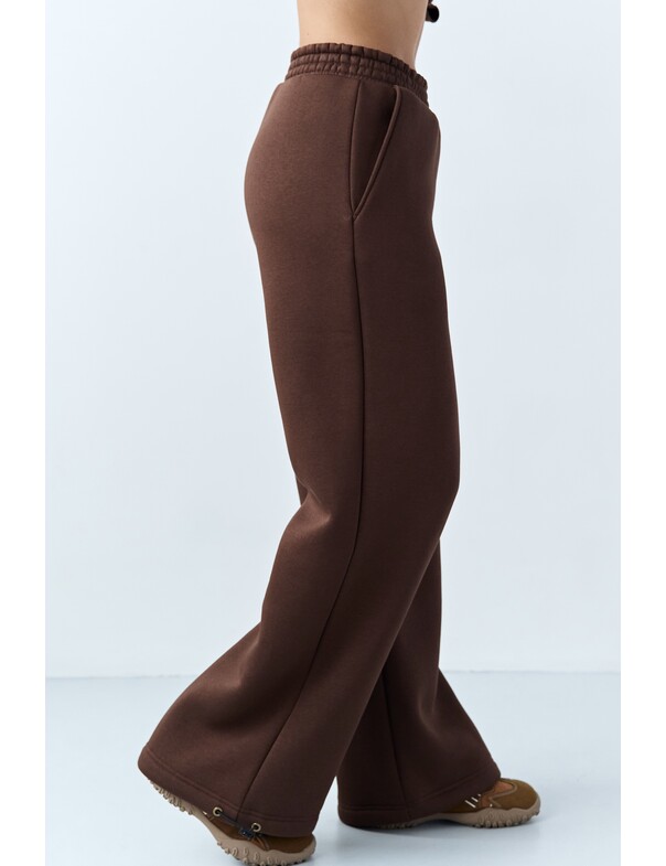 Унисекс штани премиум на стяжках на флисе