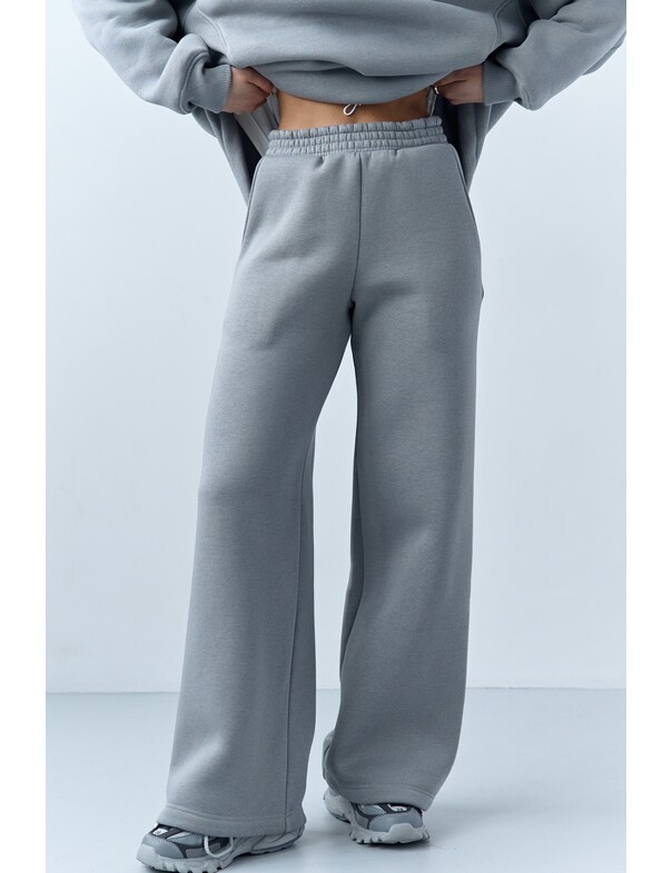 Унісекс штани преміум на стяжках на флісі