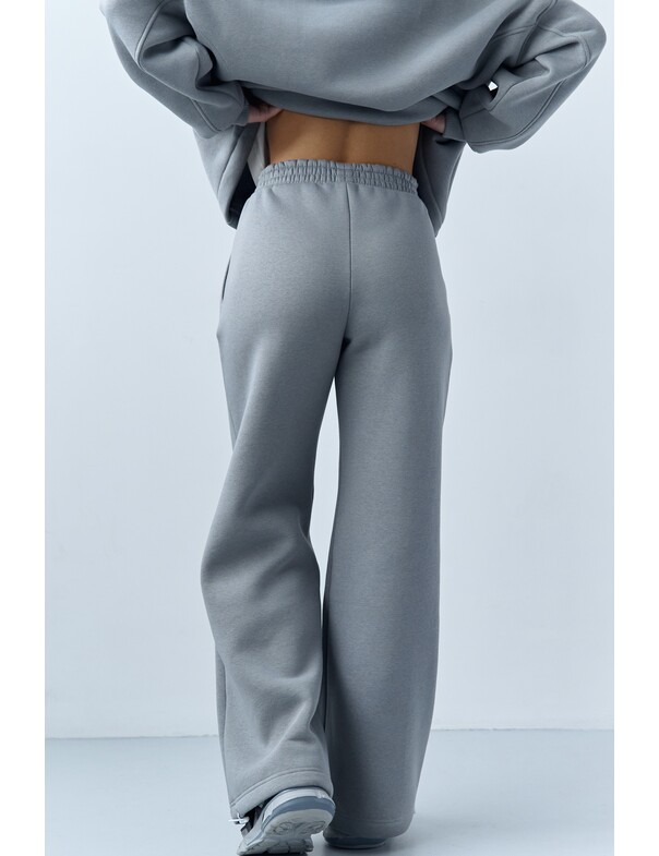 Унисекс штани премиум на стяжках на флисе