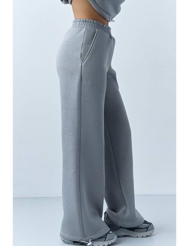 Унисекс штани премиум на стяжках на флисе