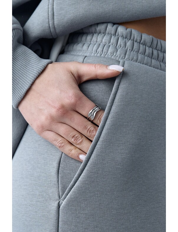 Унисекс штани премиум на стяжках на флисе