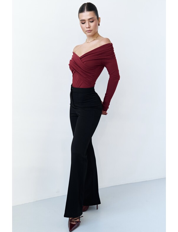 Боді з драпіровкою на запах