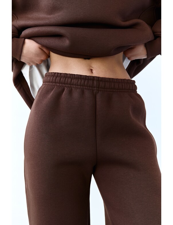 Унисекс джогеры оверсайз с начесом