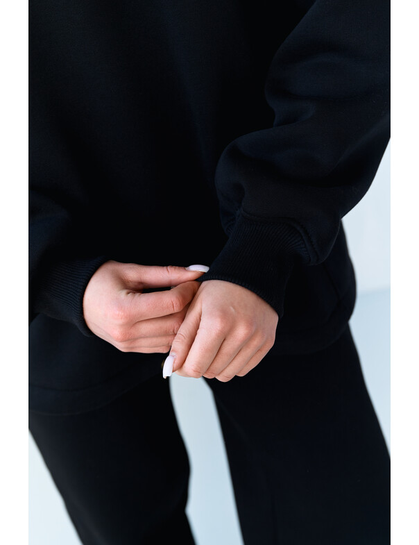 Унісекс світшот преміум зі стяжкою на флісі