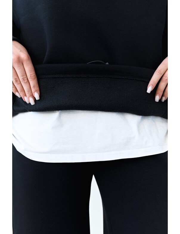 Унісекс світшот преміум зі стяжкою на флісі