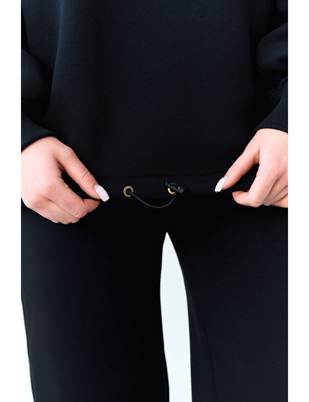 Унісекс світшот преміум зі стяжкою на флісі