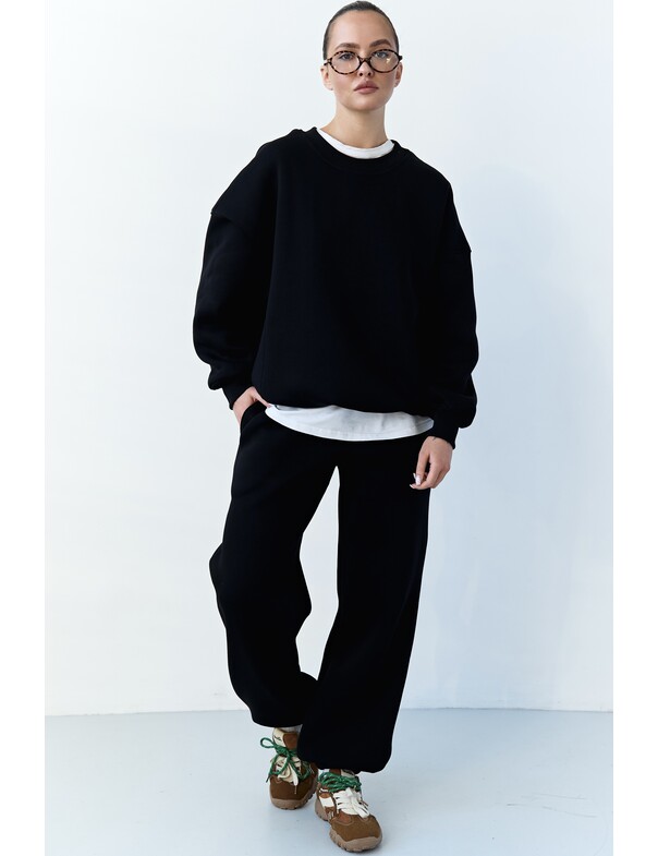 Унісекс джогери оверсайз із начосом