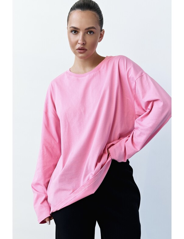 Унисекс лонгслив оверсайз коттон