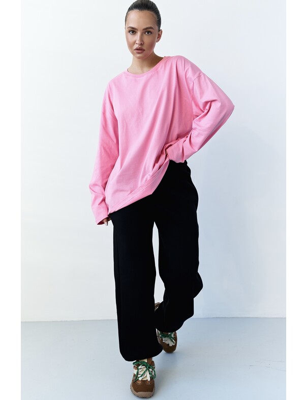 Унісекс лонгслів оверсайз котон