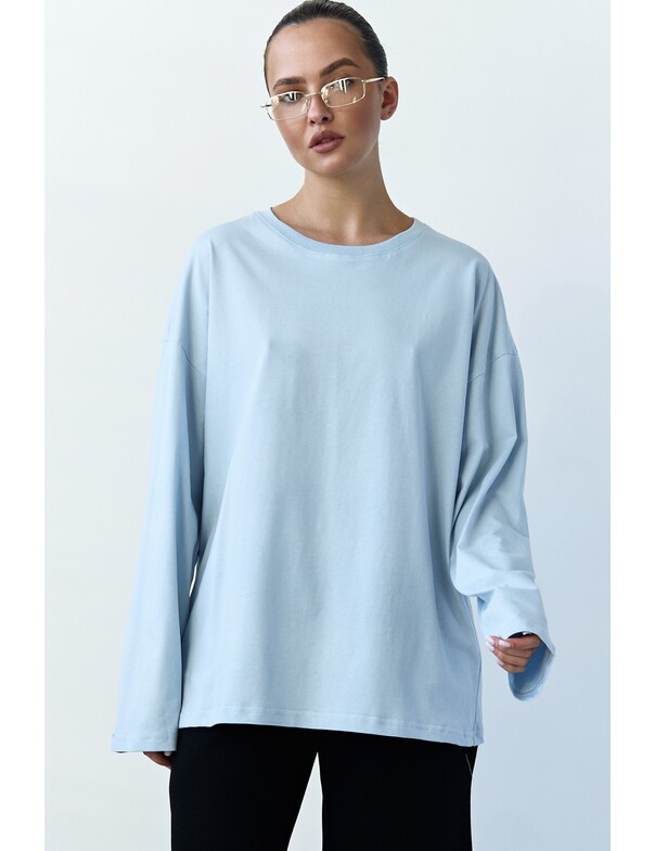 Унисекс лонгслив оверсайз коттон