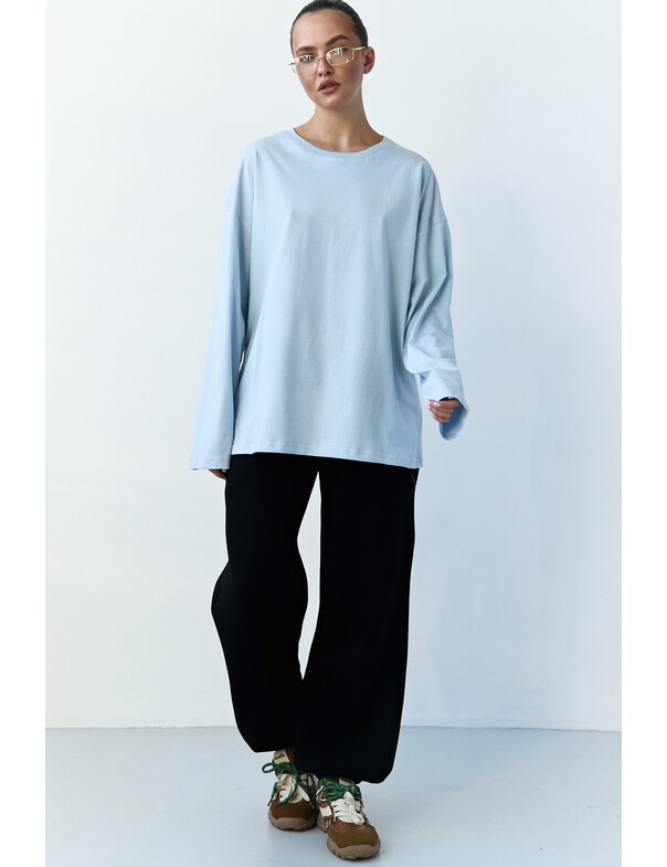 Унісекс лонгслів оверсайз котон