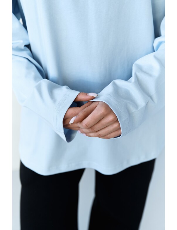 Унісекс лонгслів оверсайз котон