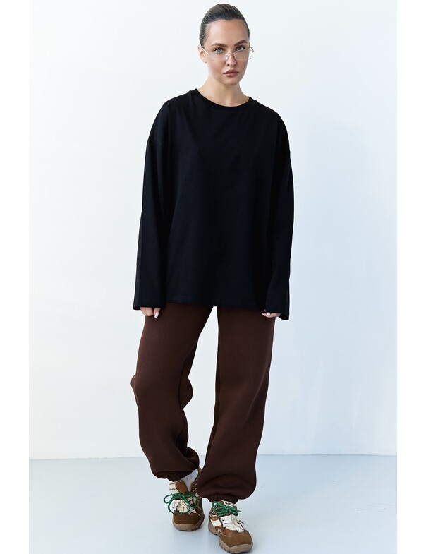 Унісекс лонгслів оверсайз котон