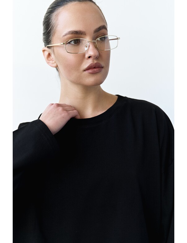 Унисекс лонгслив оверсайз коттон