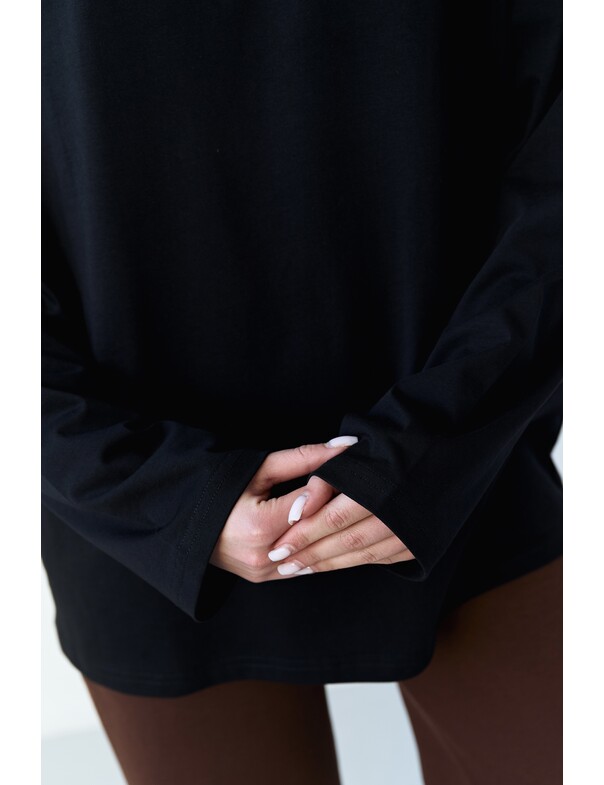 Унісекс лонгслів оверсайз котон