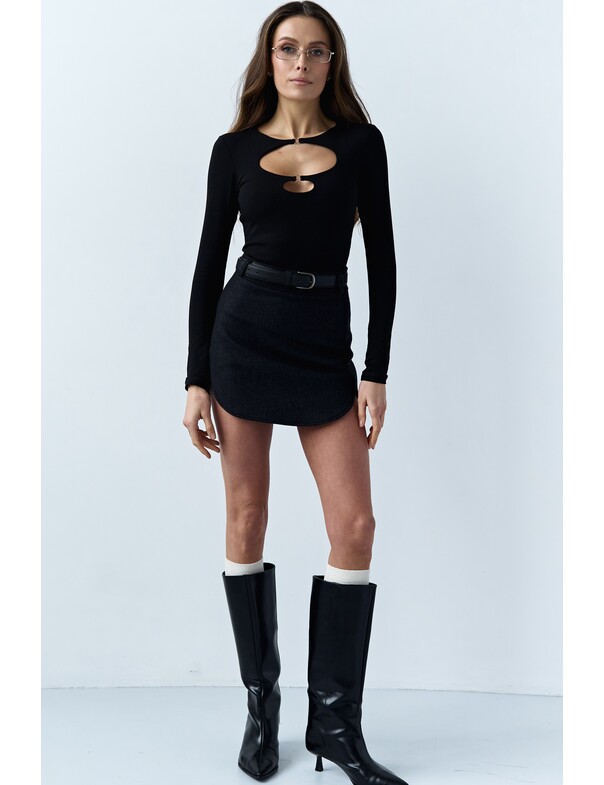 Лонгслів з кільцями