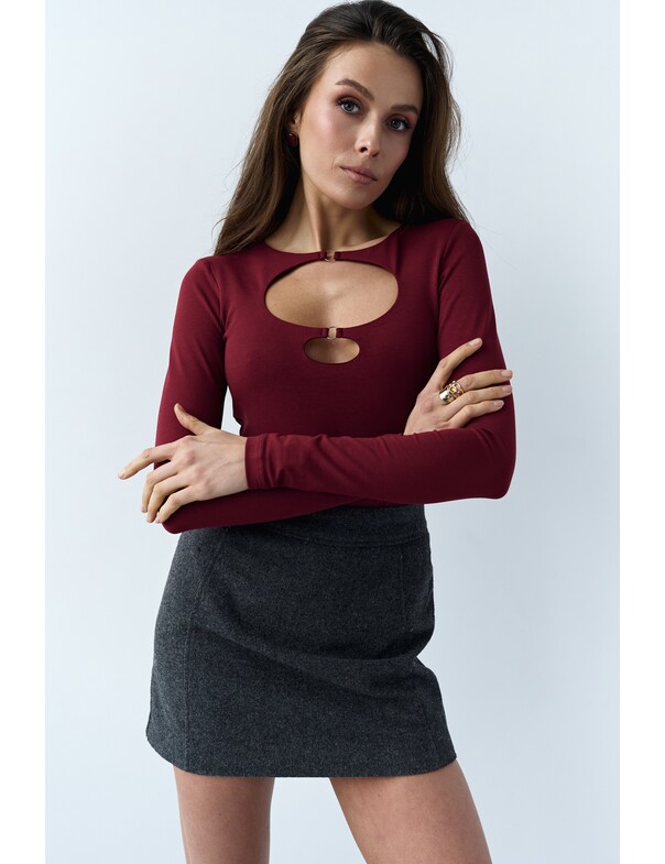 Лонгслів з кільцями