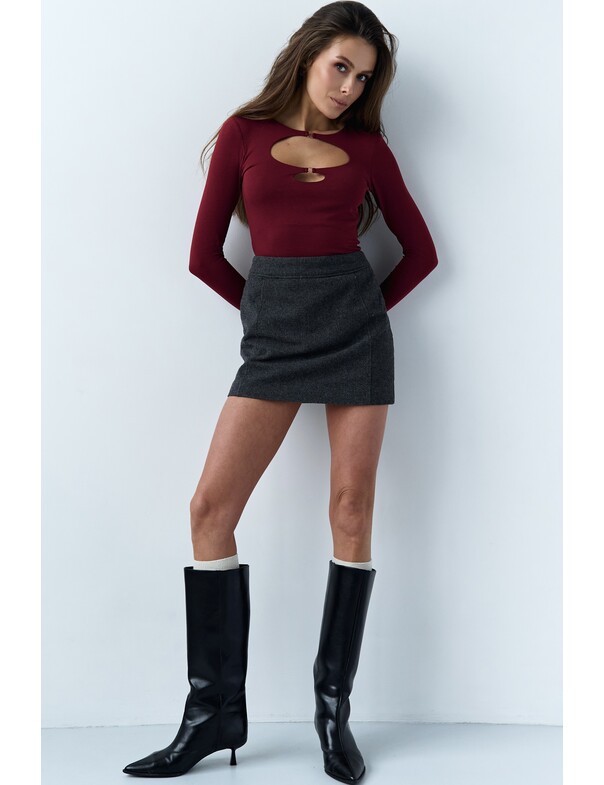 Лонгслив с кольцами