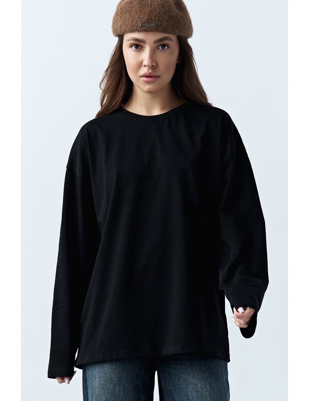 Лонгслив плотный оверсайз