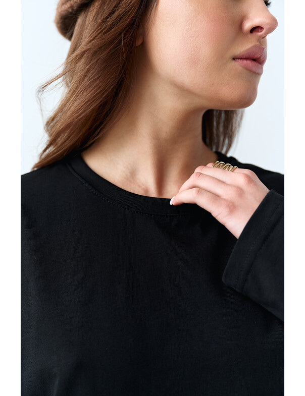 Лонгслив плотный оверсайз