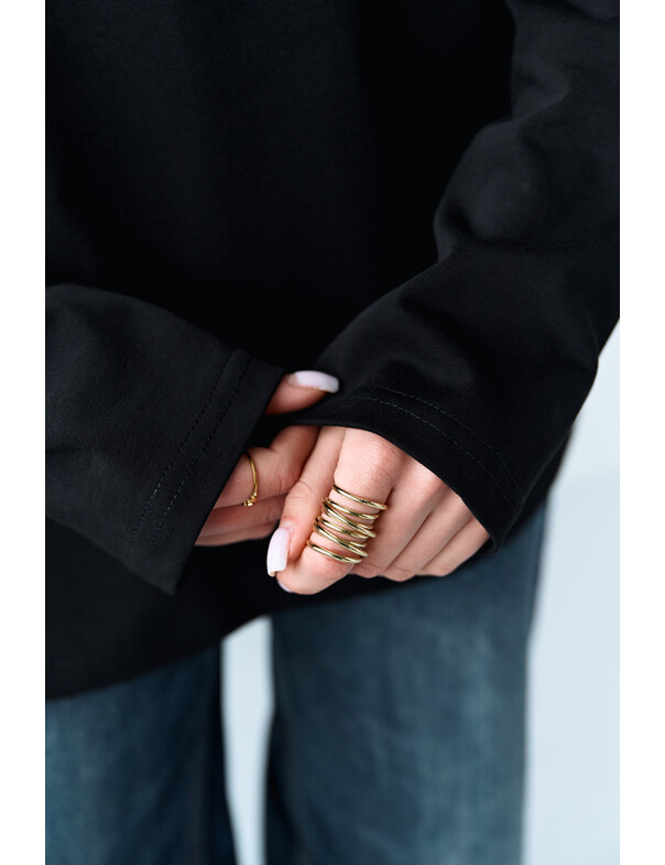 Лонгслив плотный оверсайз