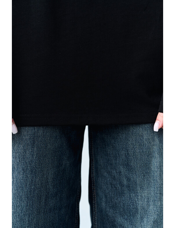 Лонгслив плотный оверсайз