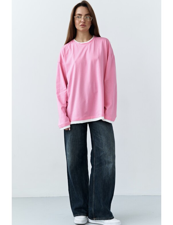 Лонгслів оверсайз двохшаровий