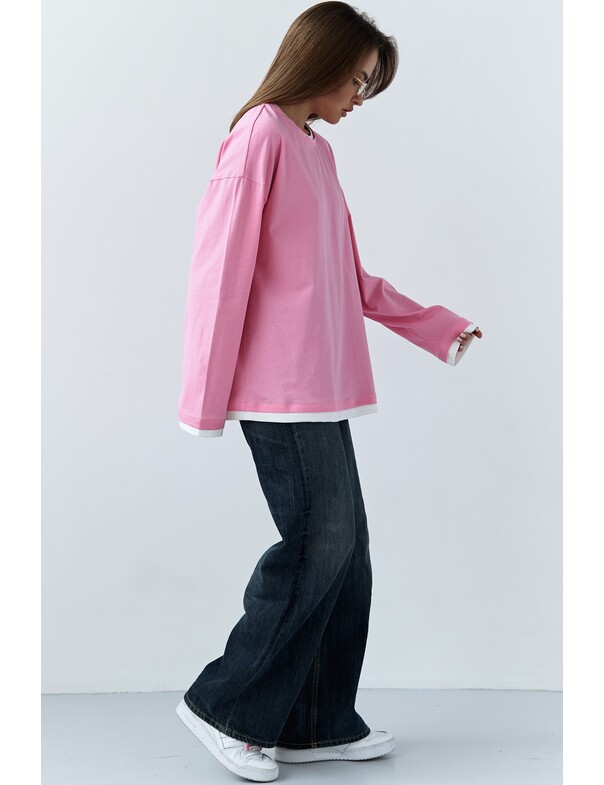 Лонгслів оверсайз двохшаровий