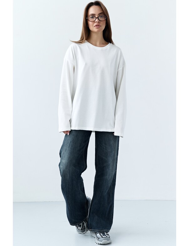 Лонгслив плотный оверсайз