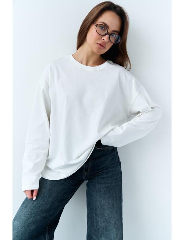 Лонгслив плотный оверсайз