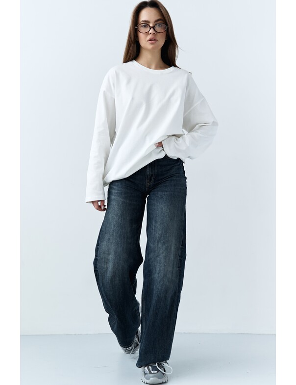 Лонгслив плотный оверсайз