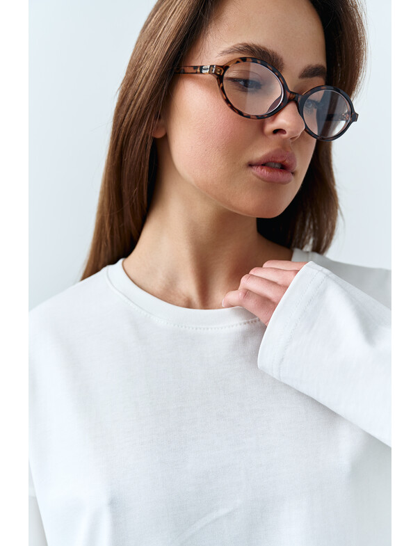 Лонгслив плотный оверсайз