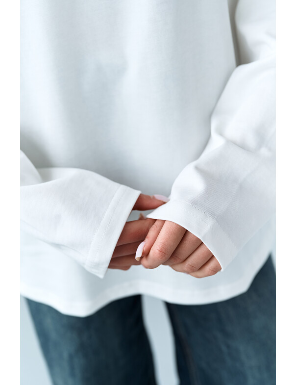 Лонгслив плотный оверсайз