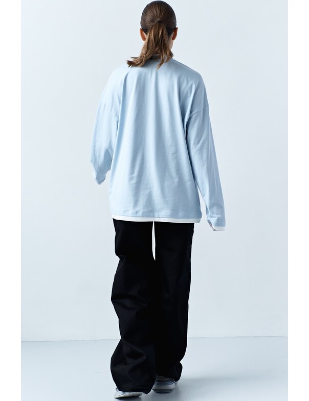 Лонгслів оверсайз двохшаровий